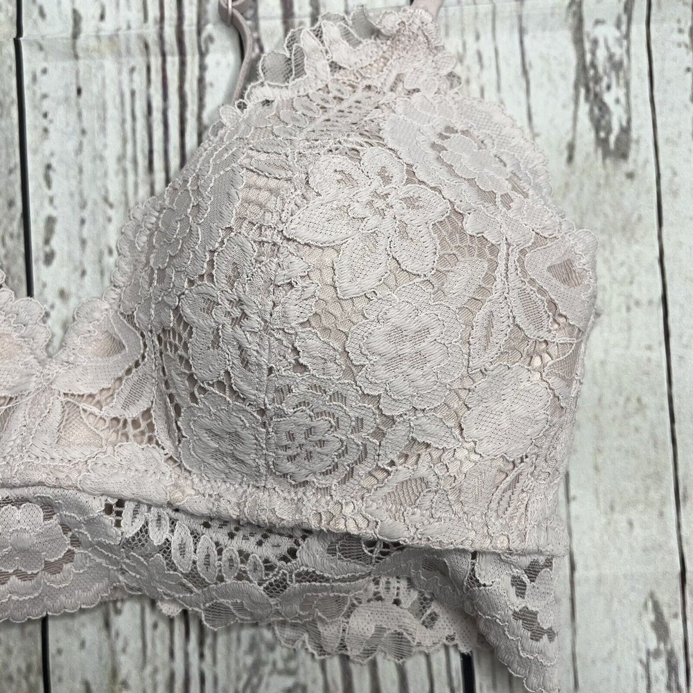 Aerie Bralette Lace Bra 32C Lightly Padded - Picture 4 of 11